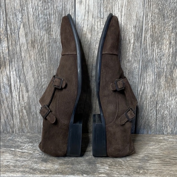 Kenneth Cole NY Mens Leather Buckle Suede Casual Oxford Shoes 9M - Picture 14 of 15